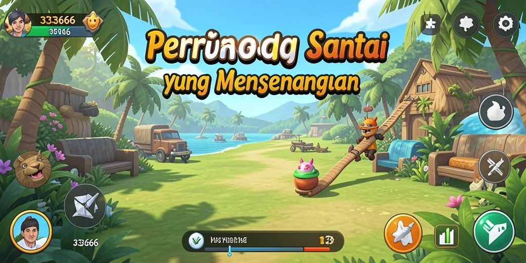Tampilan gameplay 333666 yang santai dan menarik untuk dimainkan.