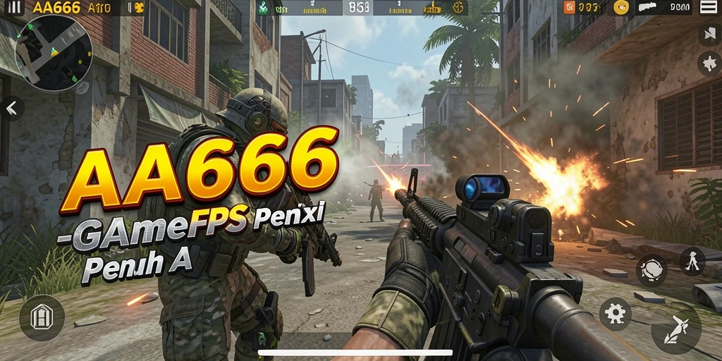 Gameplay menegangkan di AA666 dengan aksi tembak-menembak yang seru.