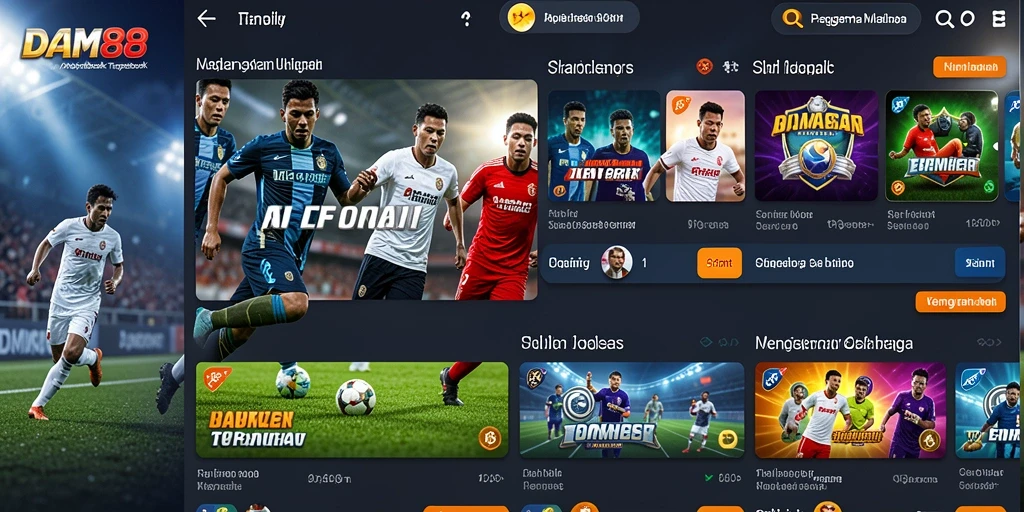 Tampilan gameplay Sportsbook yang menarik dan interaktif.