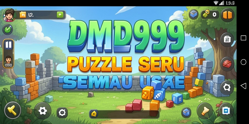 Screenshot DMD999 menampilkan gameplay tantangan teka-teki yang mendebarkan.