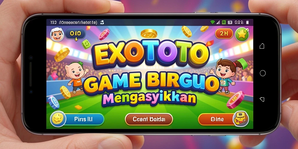 Screenshot gameplay utama EXOTOTO menampilkan momen seru Bingo.