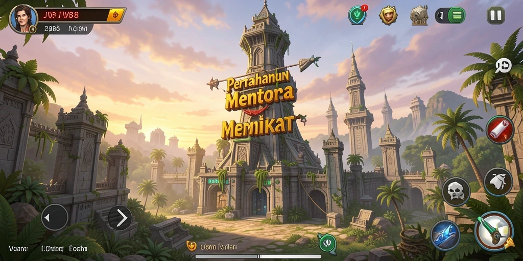 Gameplay seru JV88 dengan strategi Tower Defense yang menarik