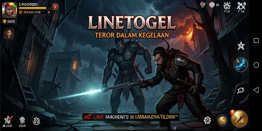 Tampilan menegangkan gameplay horor di LINETOGEL.