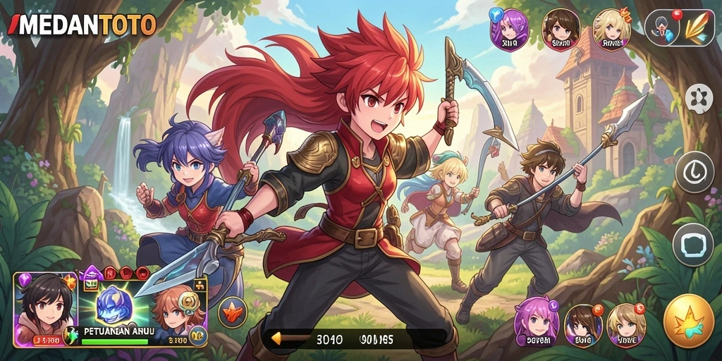 Tampilan gameplay MEDANTOTO yang memukau dan seru