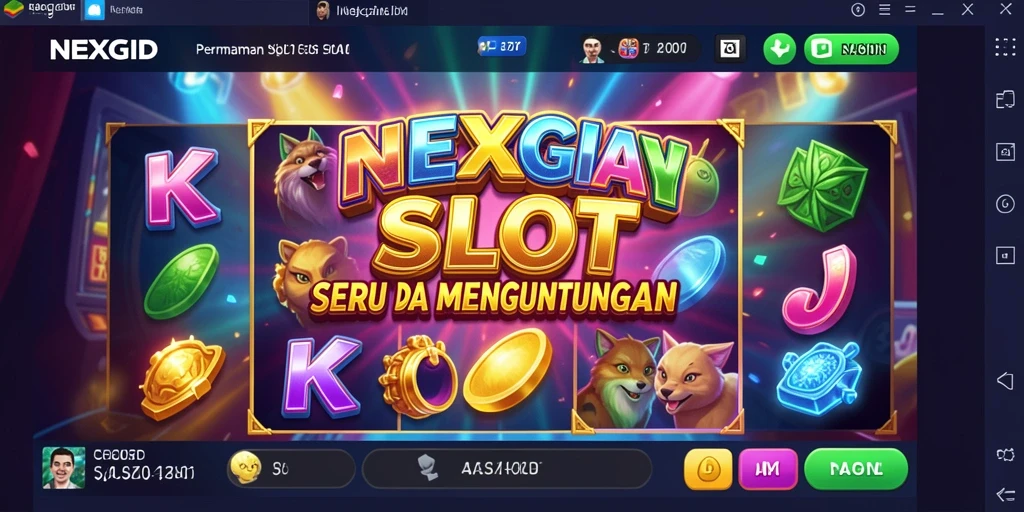 Gameplay NEXGID dengan tema slot yang menarik dan hadiah besar.