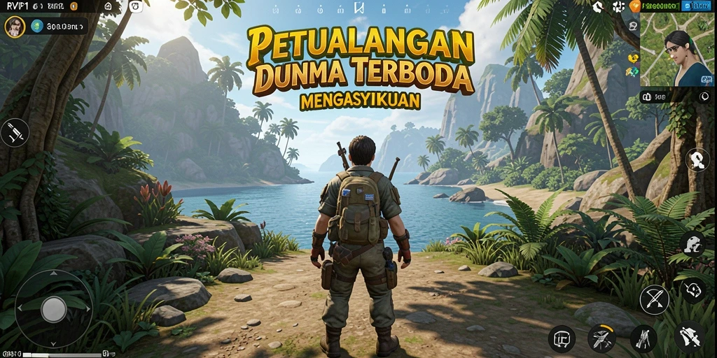 Tampilan gameplay Open World yang menarik dari RVIP1.