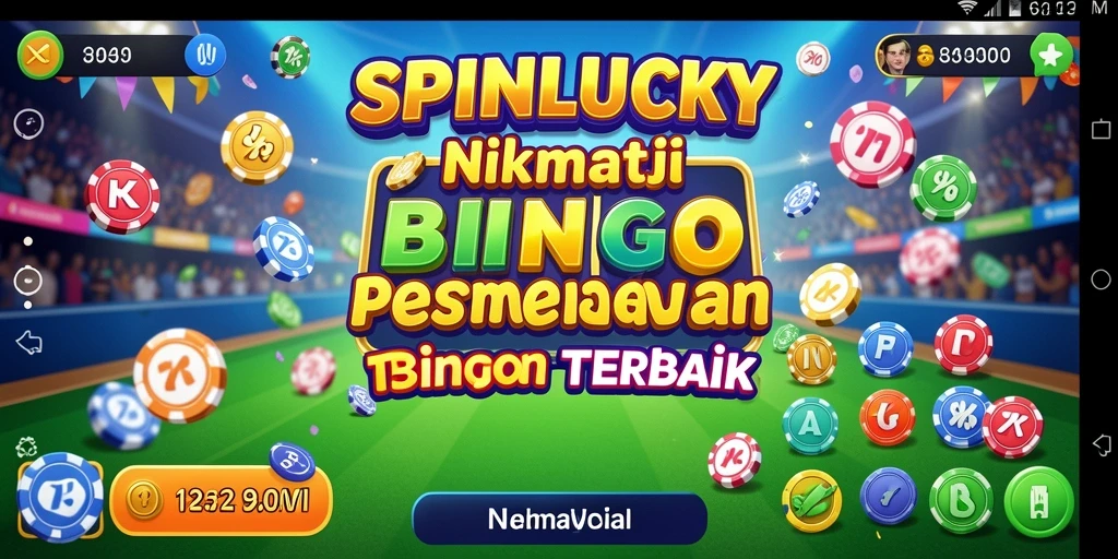 Tampilan menarik dari gameplay SPINLUCKY Bingo yang seru dan interaktif.